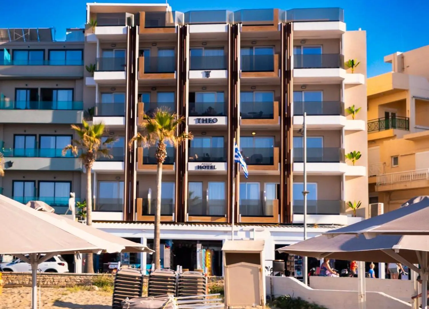 Theo Beach Hotel Apartments Rethymno  3*, Rethymno (Crete) Greece